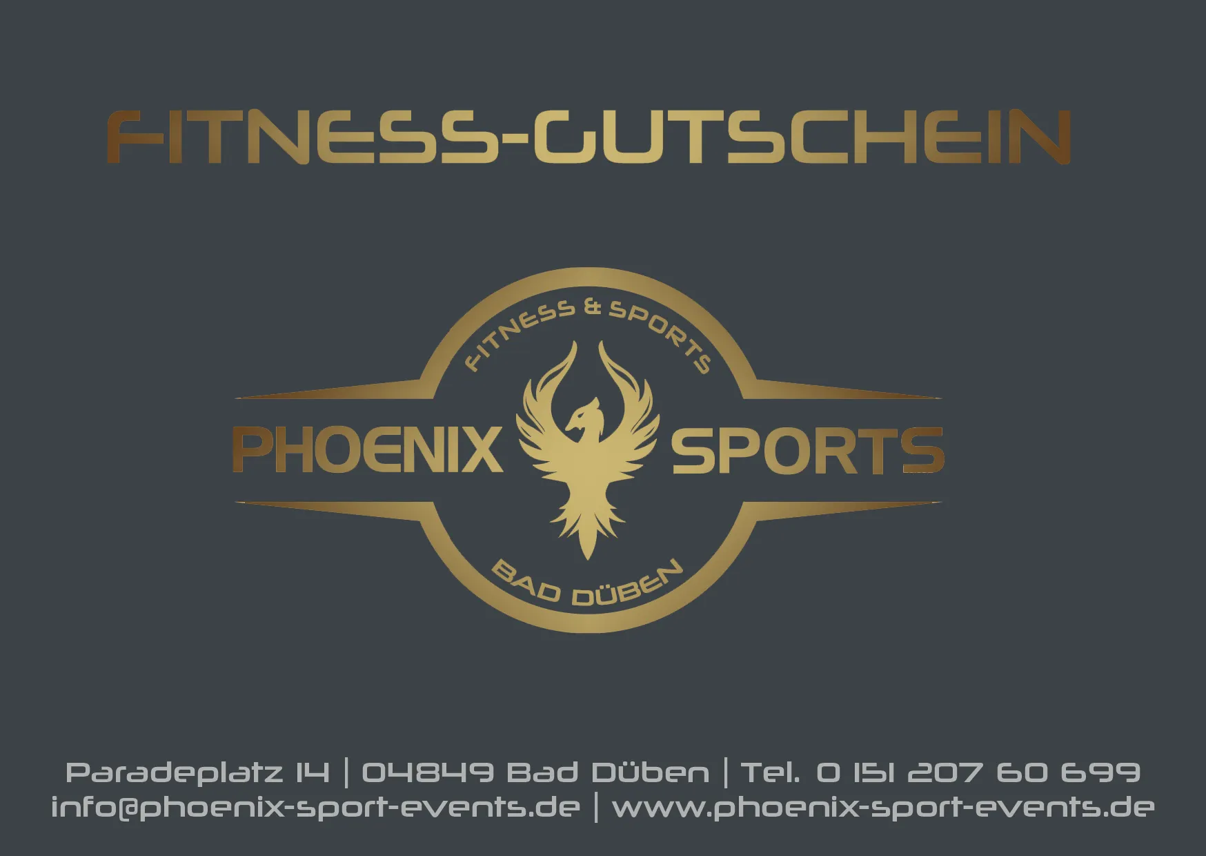 logo Fitness-Gutschein phoenix sports